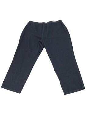 Just My Size Womens Classic Stretch Denim Pants Size 3X Petite Elastic Waist